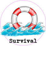 Business survival illustration