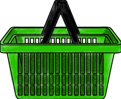 Illustration of a shopping basket